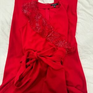 Spense Red Romper
